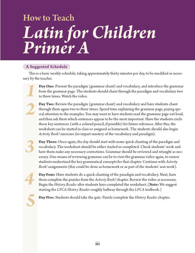 Latin for Children, Primer A (Latin Edition)
