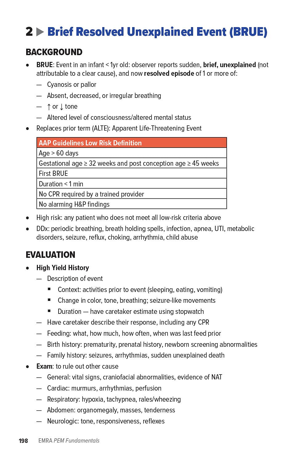 EMRA PEM Fundamentals: The Essential Handbook for Pediatric Emergencies