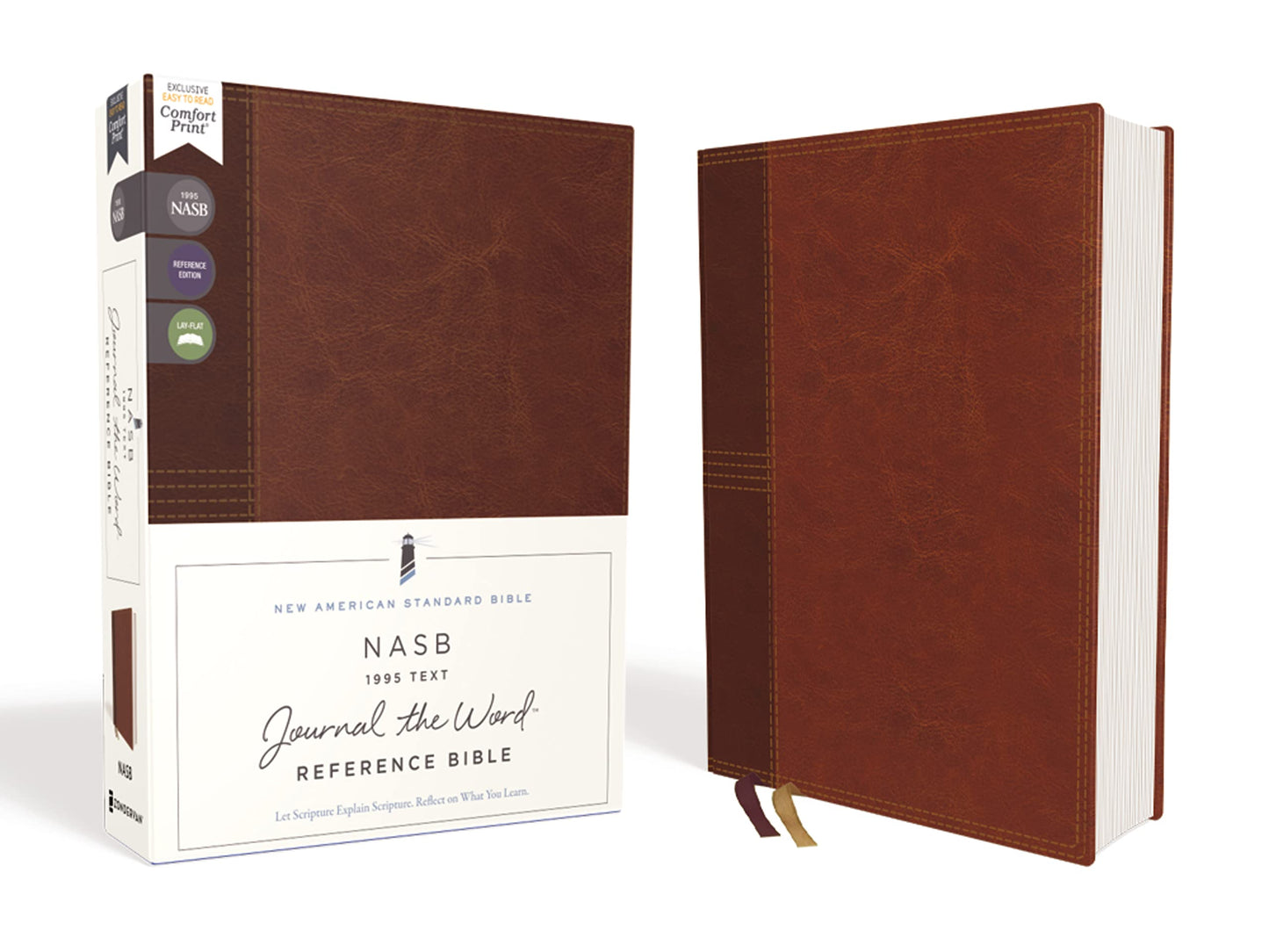 NASB Journal the Word Reference Bible Leathersoft over Boa