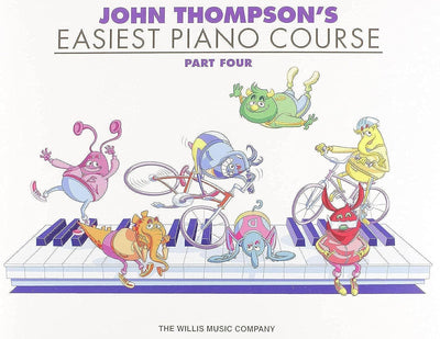 John Thompson's Easiest Piano Course - Part 4 Piano Sheet Music for Children Level 2 (Late Elementary) Piano Method Book with Colorful Illustrations and Fun Exercises for Beginners