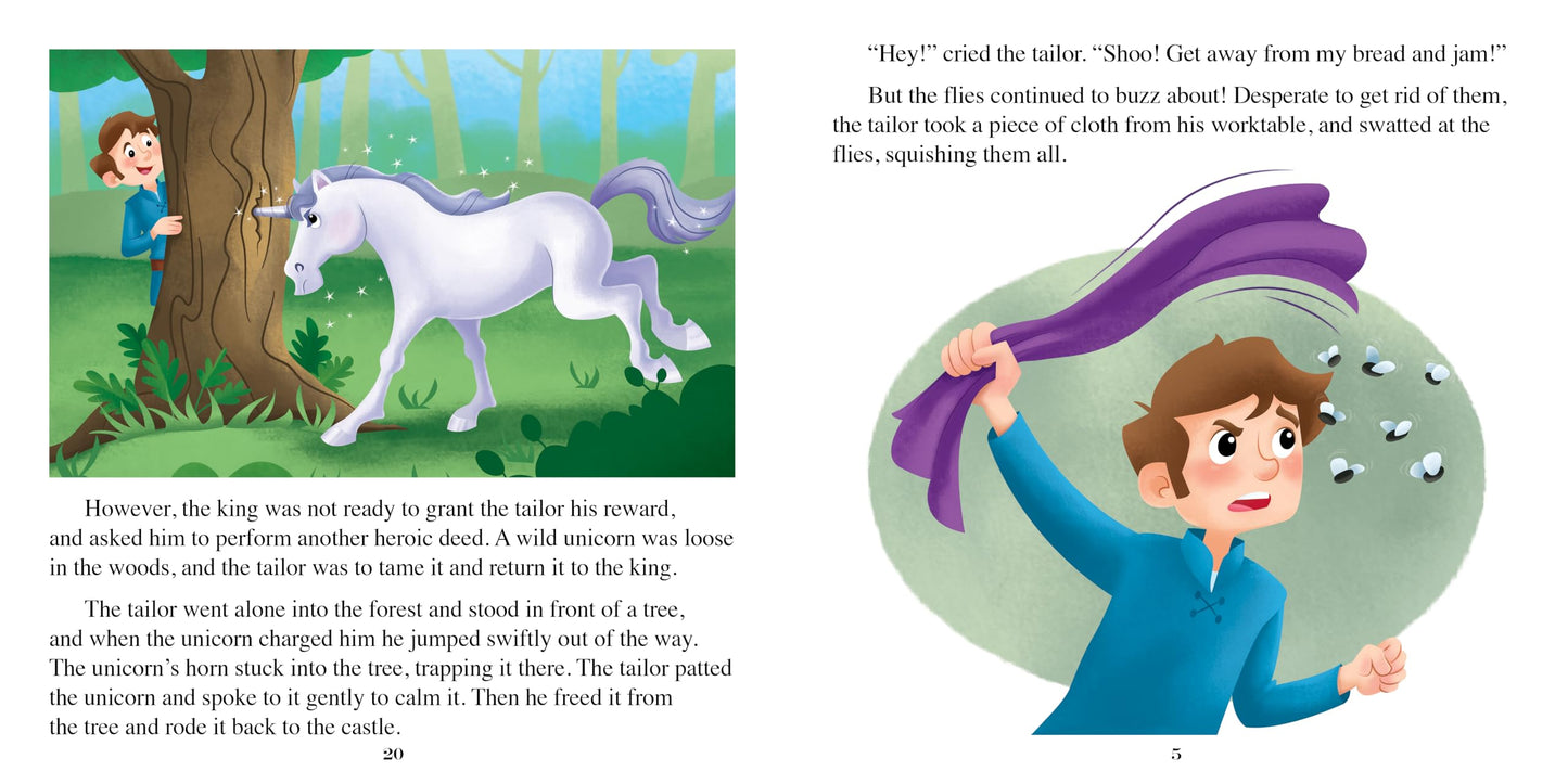 Phidal The Brave Little Tailor Little Classics - Stories for kids, 24-page storybook