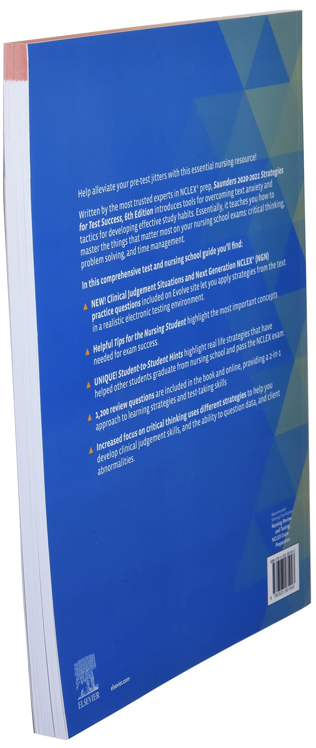 Saunders 2020-2021 Strategies for Test Success: Passing Nursing School and the NCLEX Exam (Paperback)