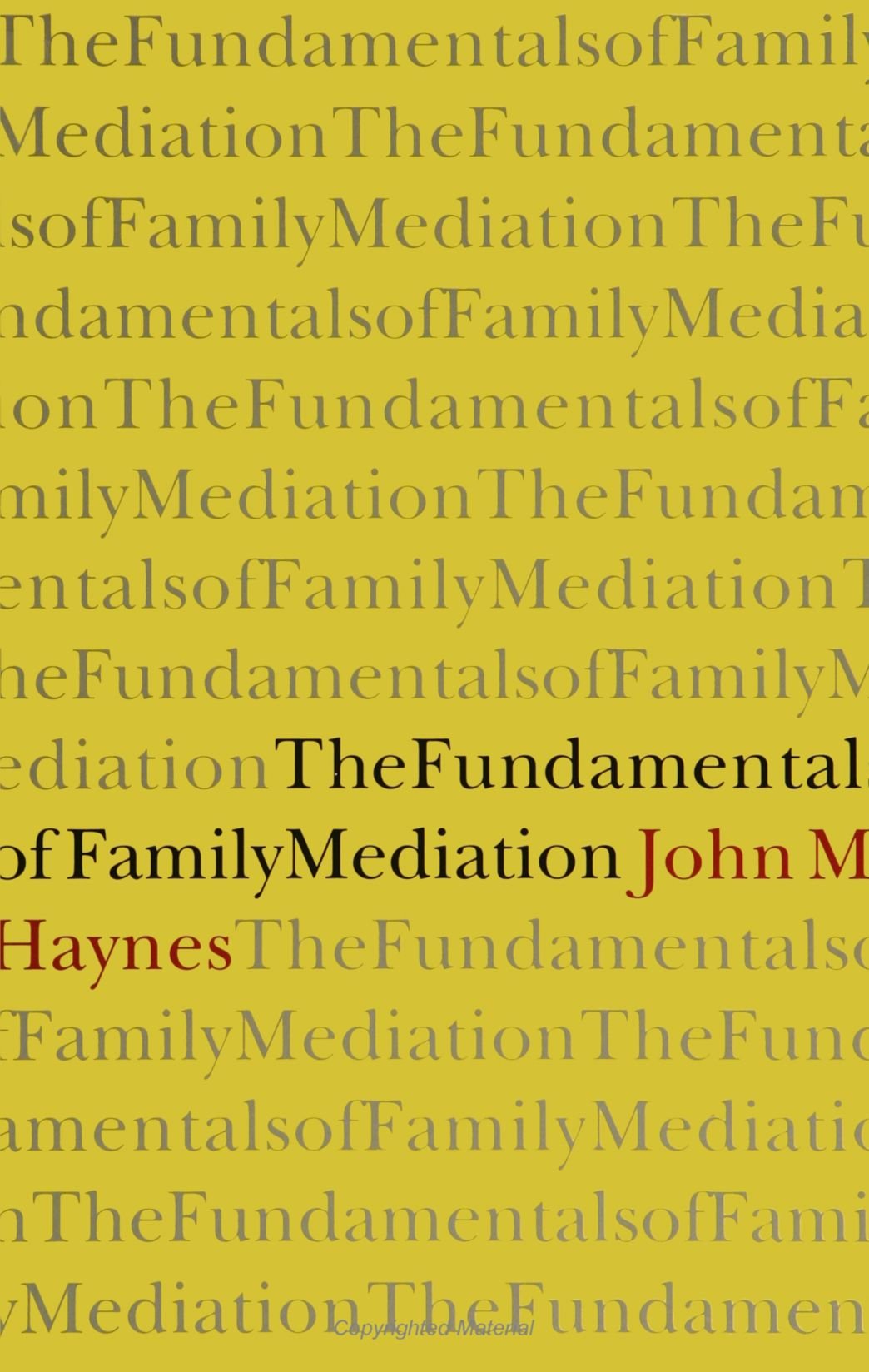 The Fundamentals of Family Mediation (SUNY Series)