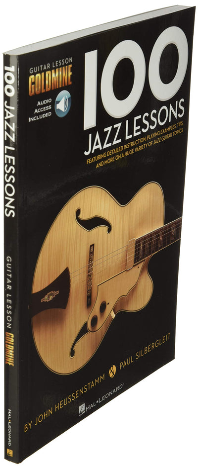 100 Jazz Lessons Guitar Lesson Goldmine Series Book/Online Audio