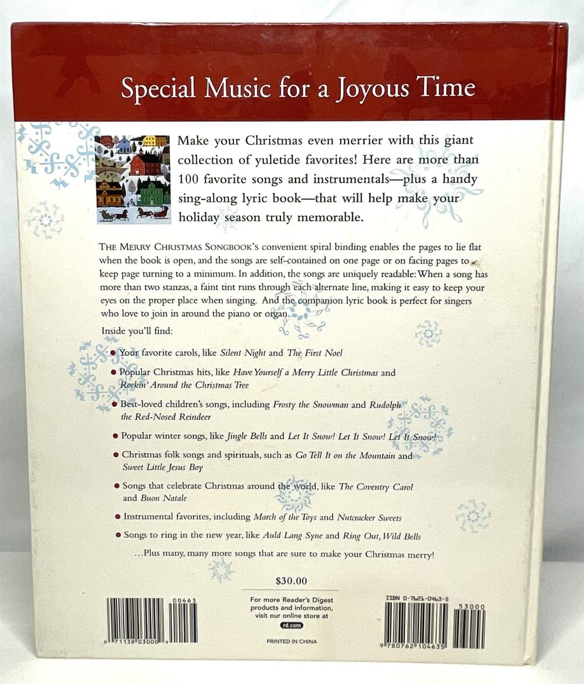 The Reader's Digest Merry Christmas Songbook