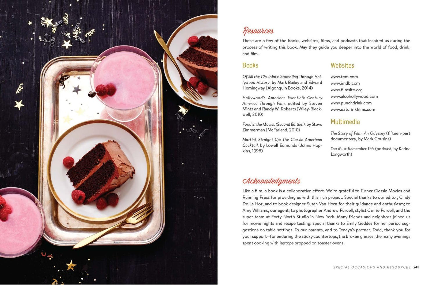Movie Night Menus: Dinner and Drink Recipes Inspired by the Films We Love (Turner Classic Movies)