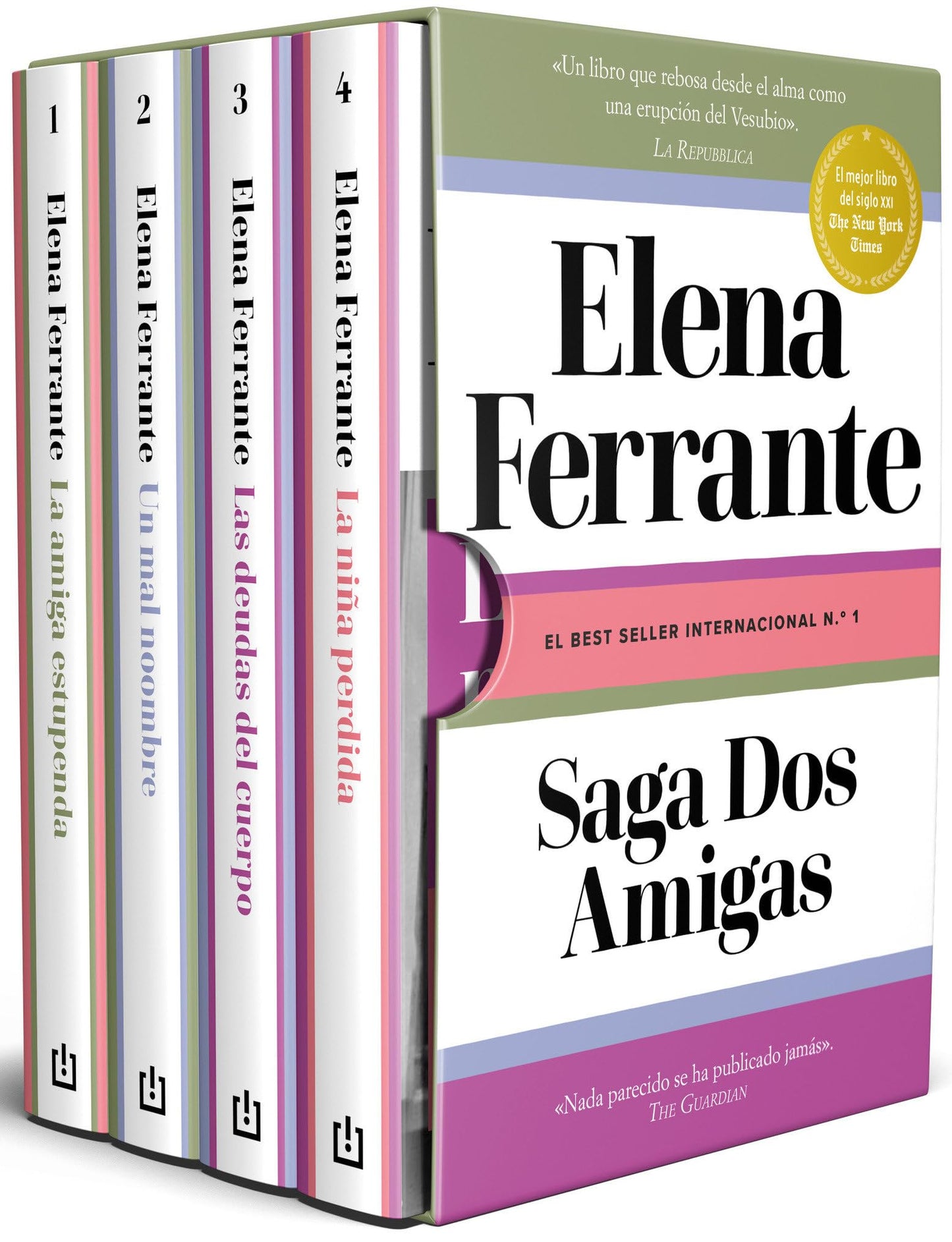 Estuche Saga Dos amigas (La amiga estupenda / Un mal nombre / Las deudas del cuerpo / La nia perdida) / Neapolitan Novels Saga. Boxed Set (Spanish Edition)