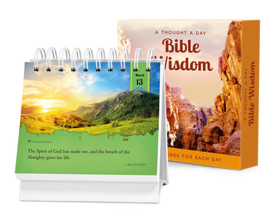 A Thought a Day-Bible Wisdom: A Daily Desktop Quotebook