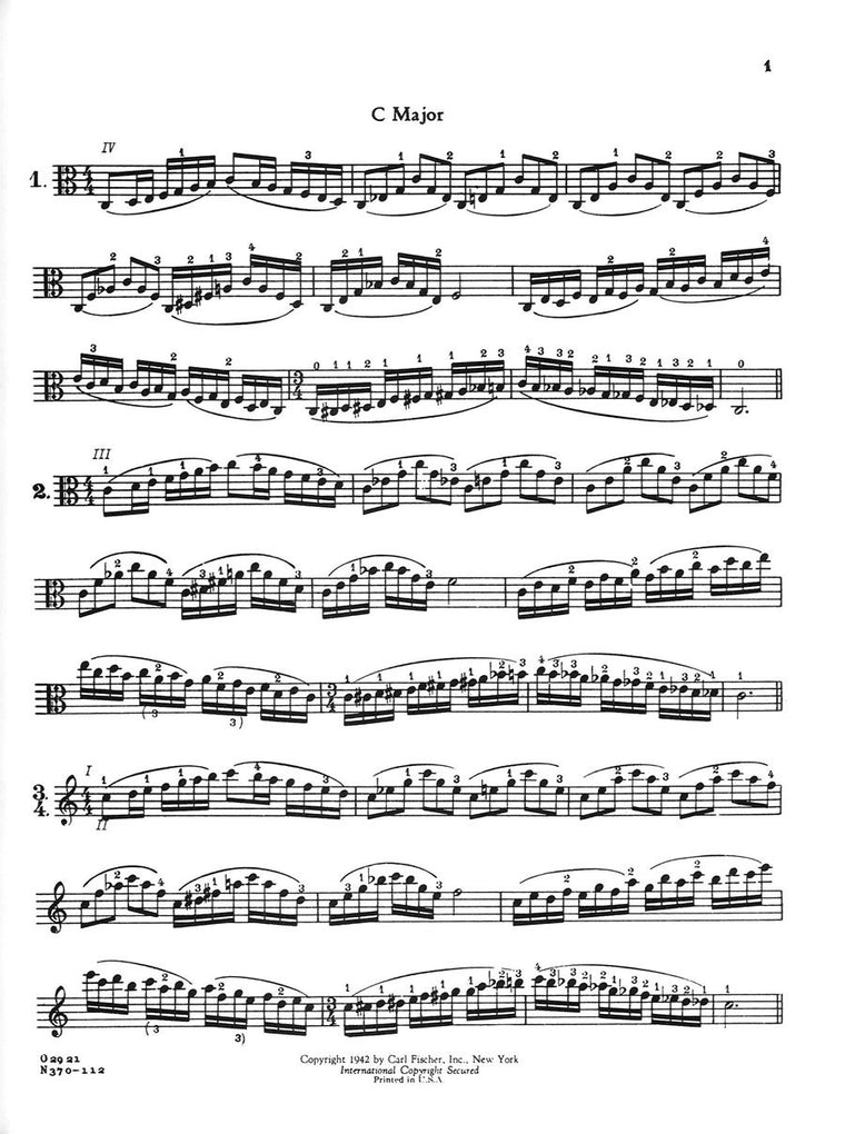 O2921 - Scale System - Viola - Carl Flesch — back cover