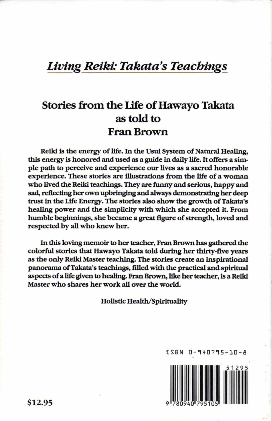 Living Reiki: Takata's Teachings