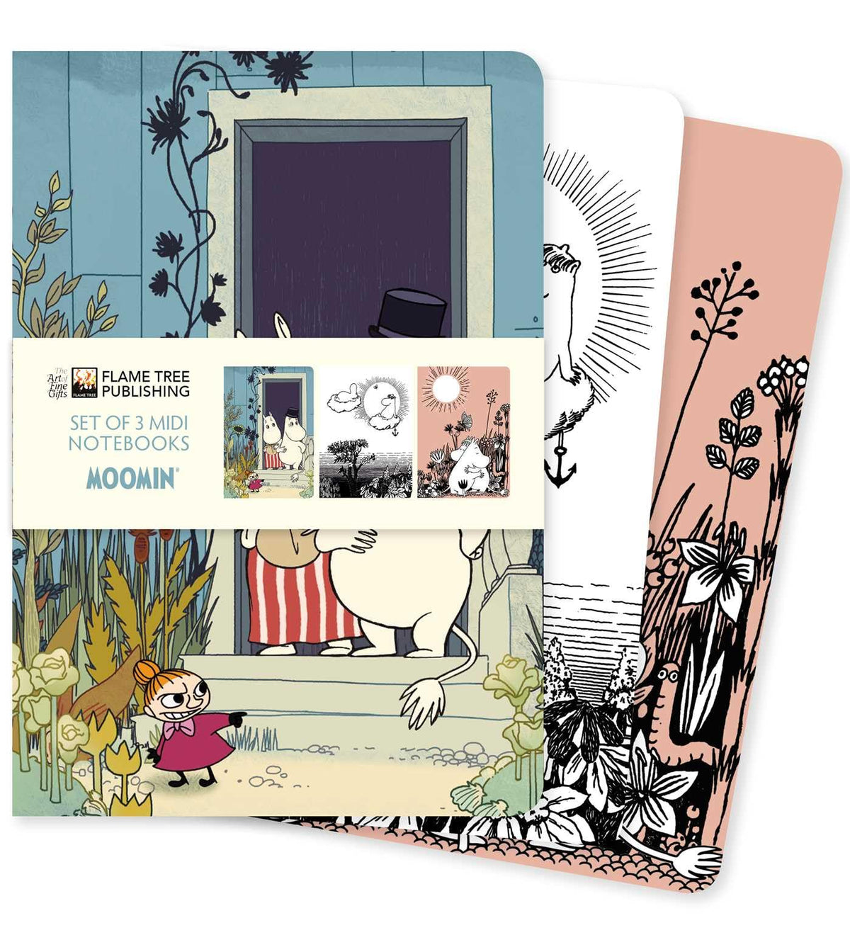 Moomin Set of 3 Midi Notebooks (Midi Notebook Collections)