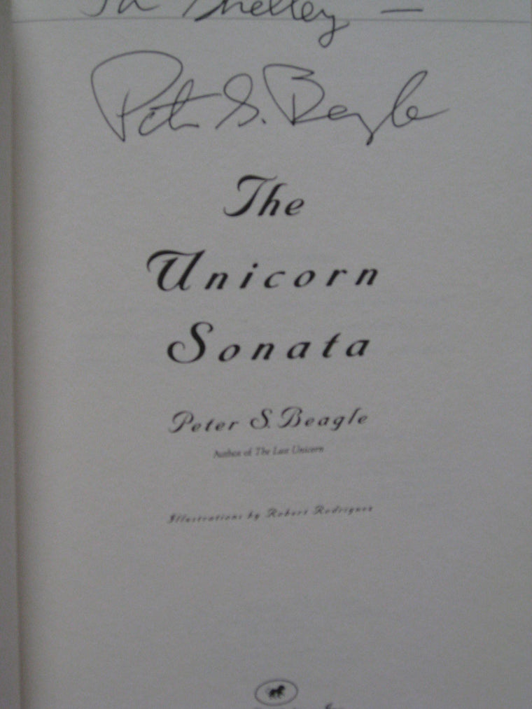 The Unicorn Sonata — back cover
