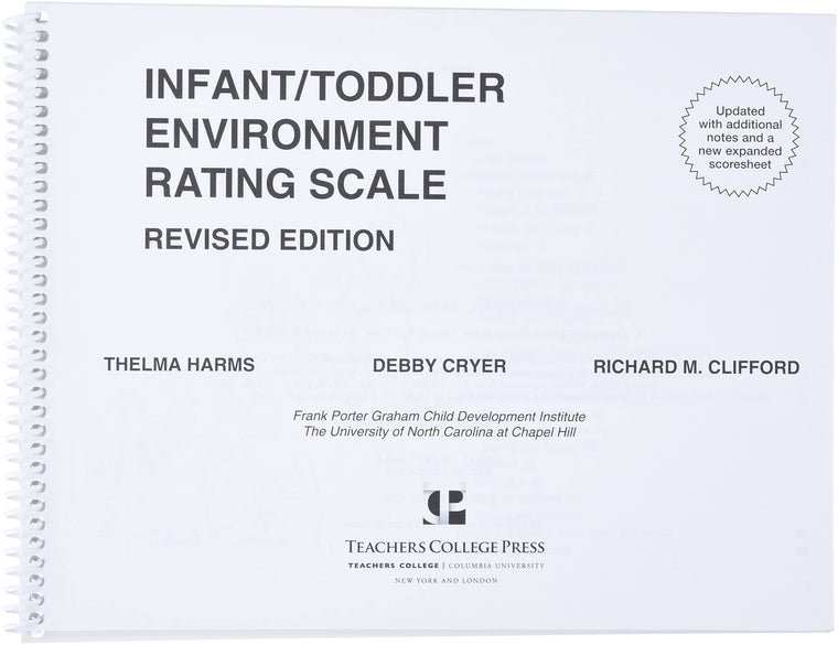 Infant/Toddler Environment Rating Scale (ITERS-R): Revised Edition — back cover
