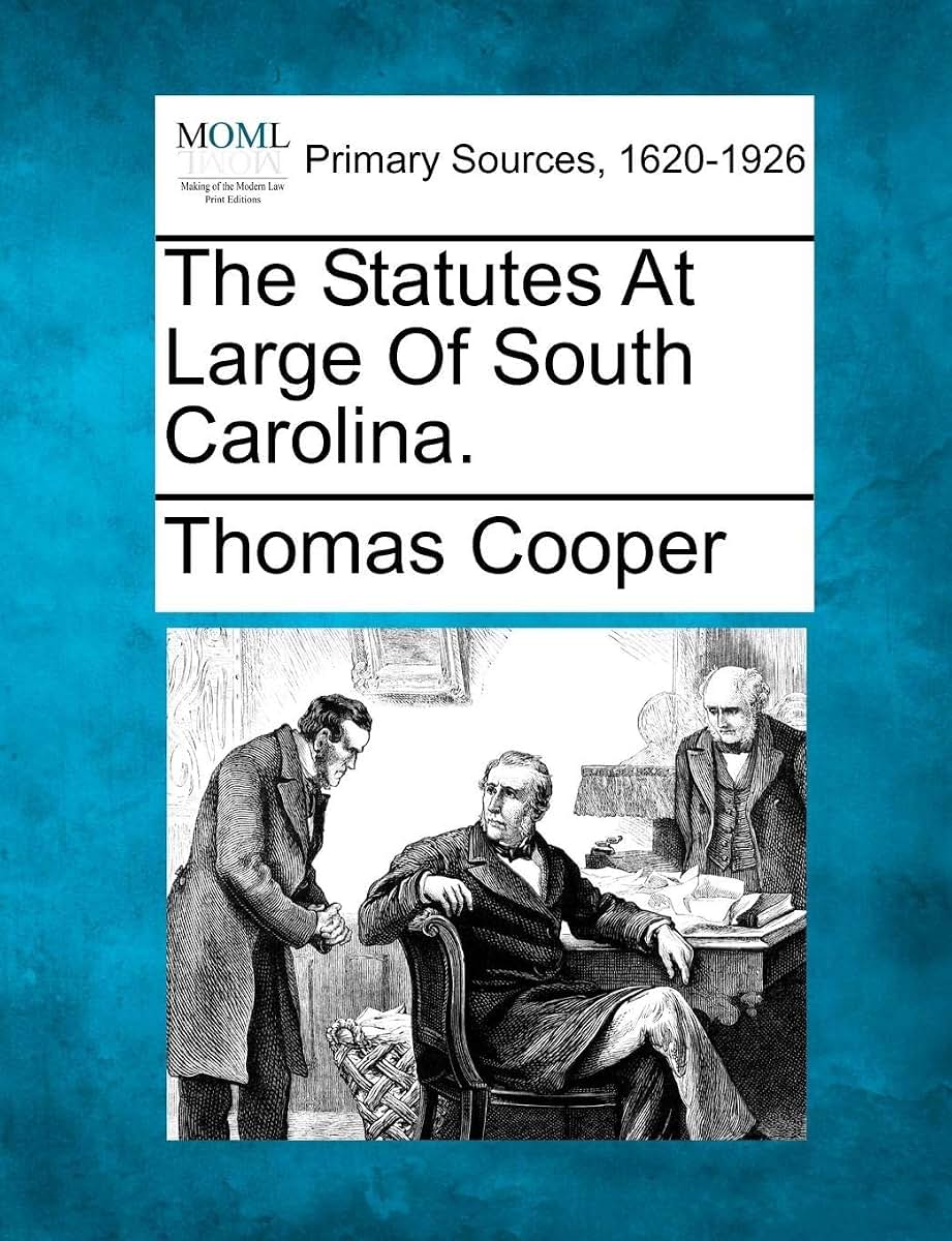 The Statutes At Large Of South Carolina.