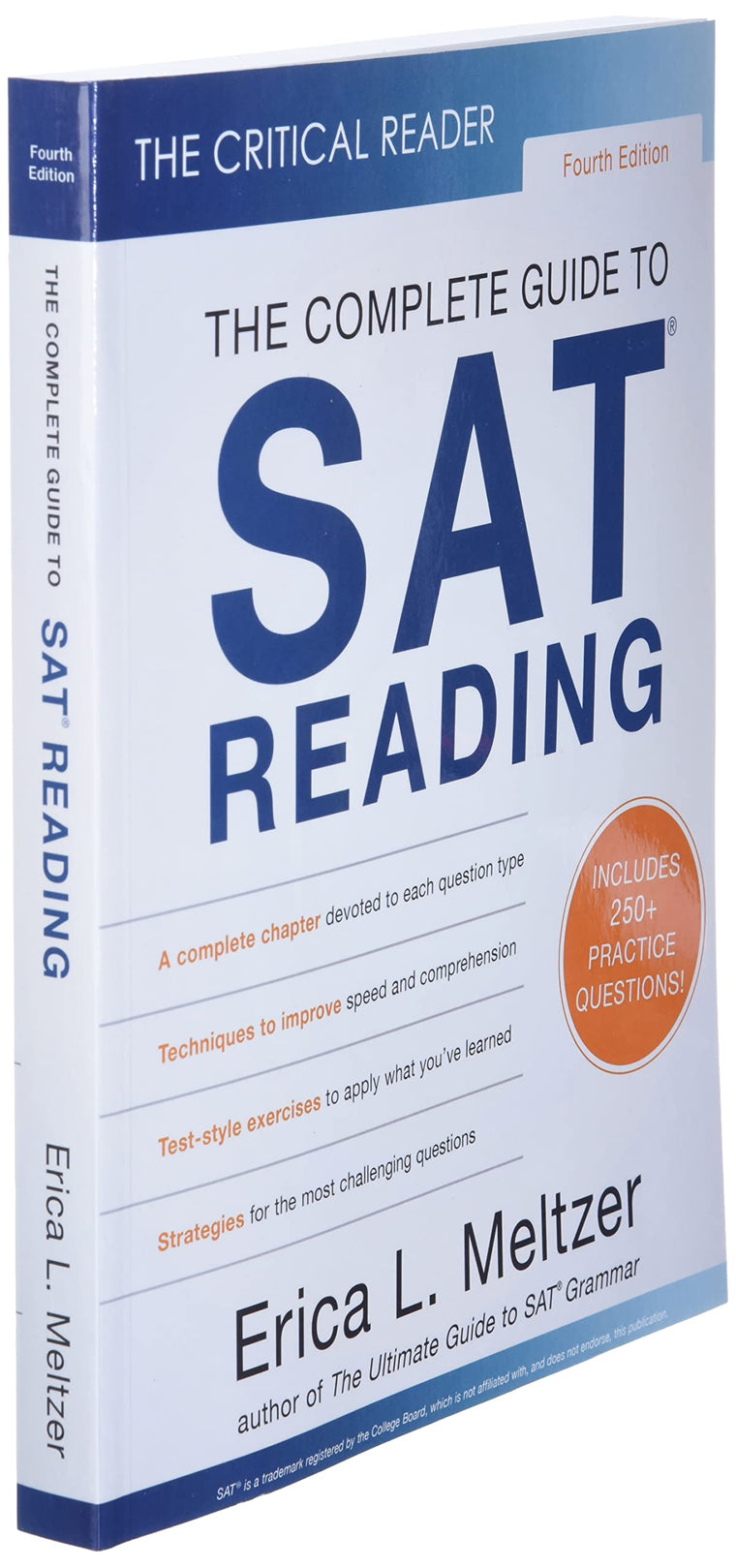 The Critical Reader, Fourth Edition: The Complete Guide to SAT Reading — back cover