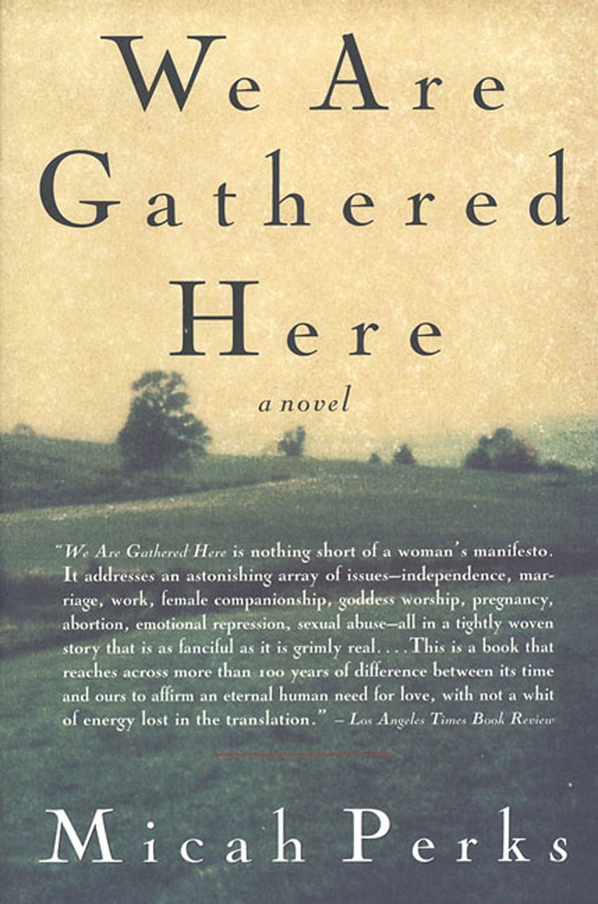 We Are Gathered Here: A Novel