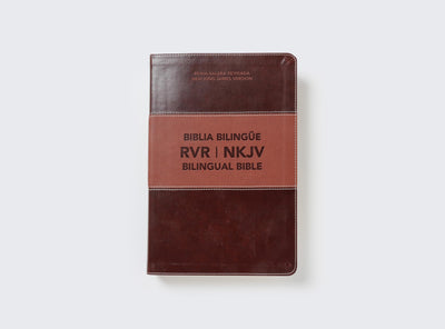 NKJV/RVR, Bilingual Bible, Leathersoft, Brown / NKJV/RVR Biblia Biling?e, Leathersoft, Caf? (Spanish Edition)
