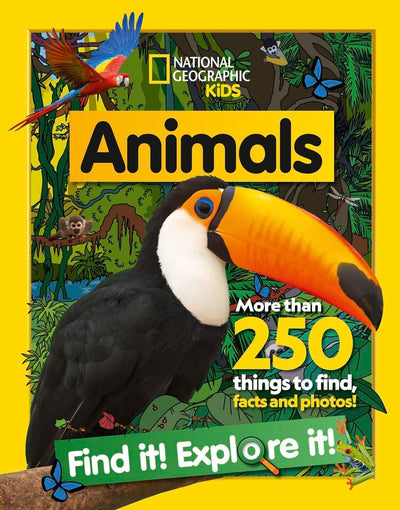National Geographic Kids Find it! Explore it! 6 Books Collection Set(Animals, Oceans, History, Insects, Around the World & Dinosaurs) ( More Than 250 Things to find,Facts and Photos!)