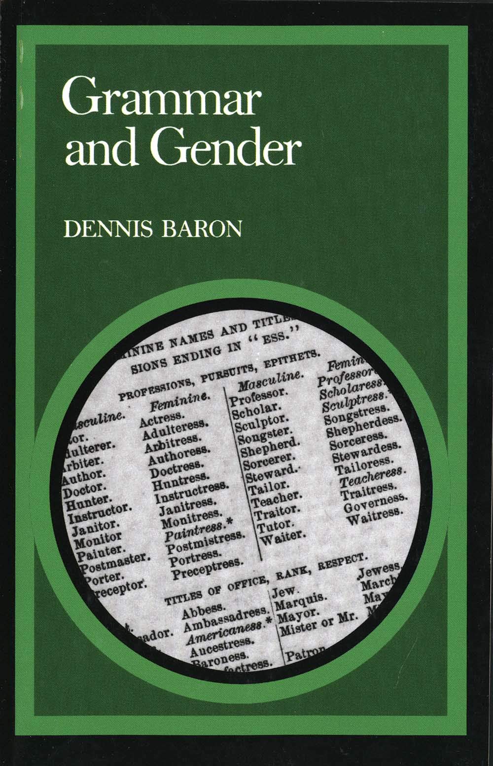 Grammar and Gender