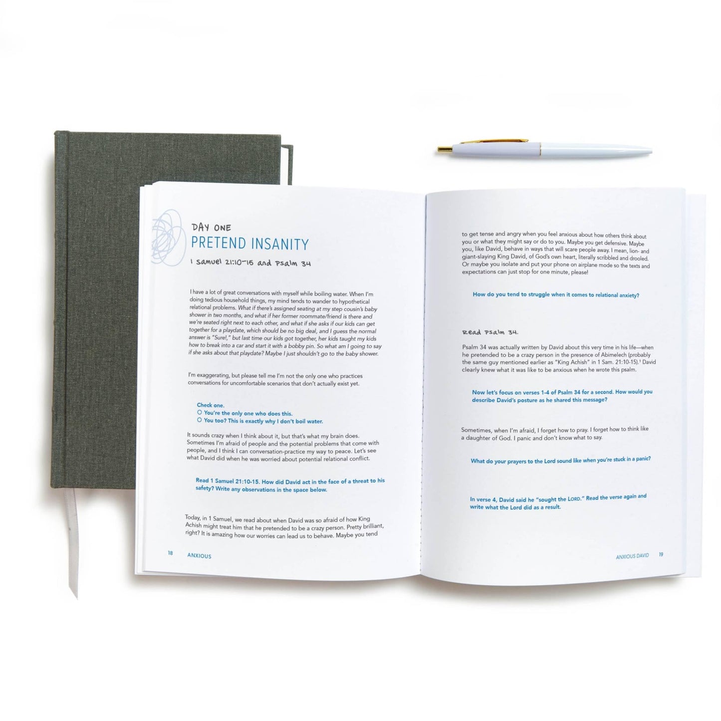 Anxious - Bible Study Book with Video Access: Fighting Anxiety with the Word of God