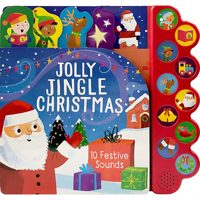 Jolly Jingle 10-Button Children's Christmas Sound Book (Inte