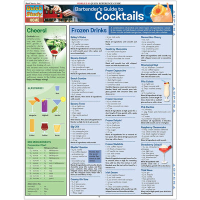 Bartender'S Guide To Cocktails: a QuickStudy Laminated Reference Guide (QuickStudy Home)