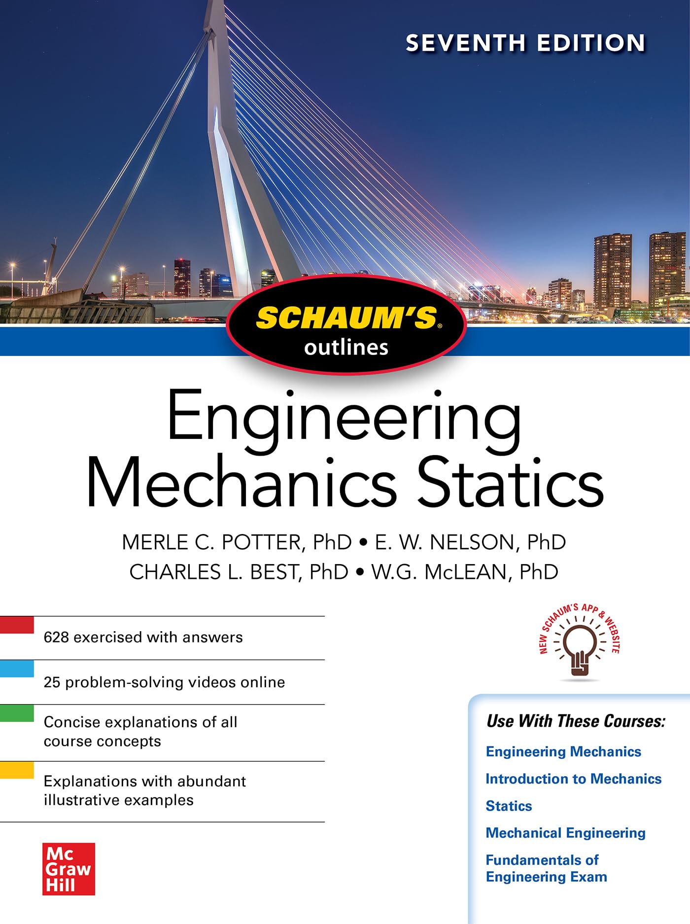 Schaum's Outline of Engineering Mechanics: Statics, Seventh Edition (Schaum's Outlines)