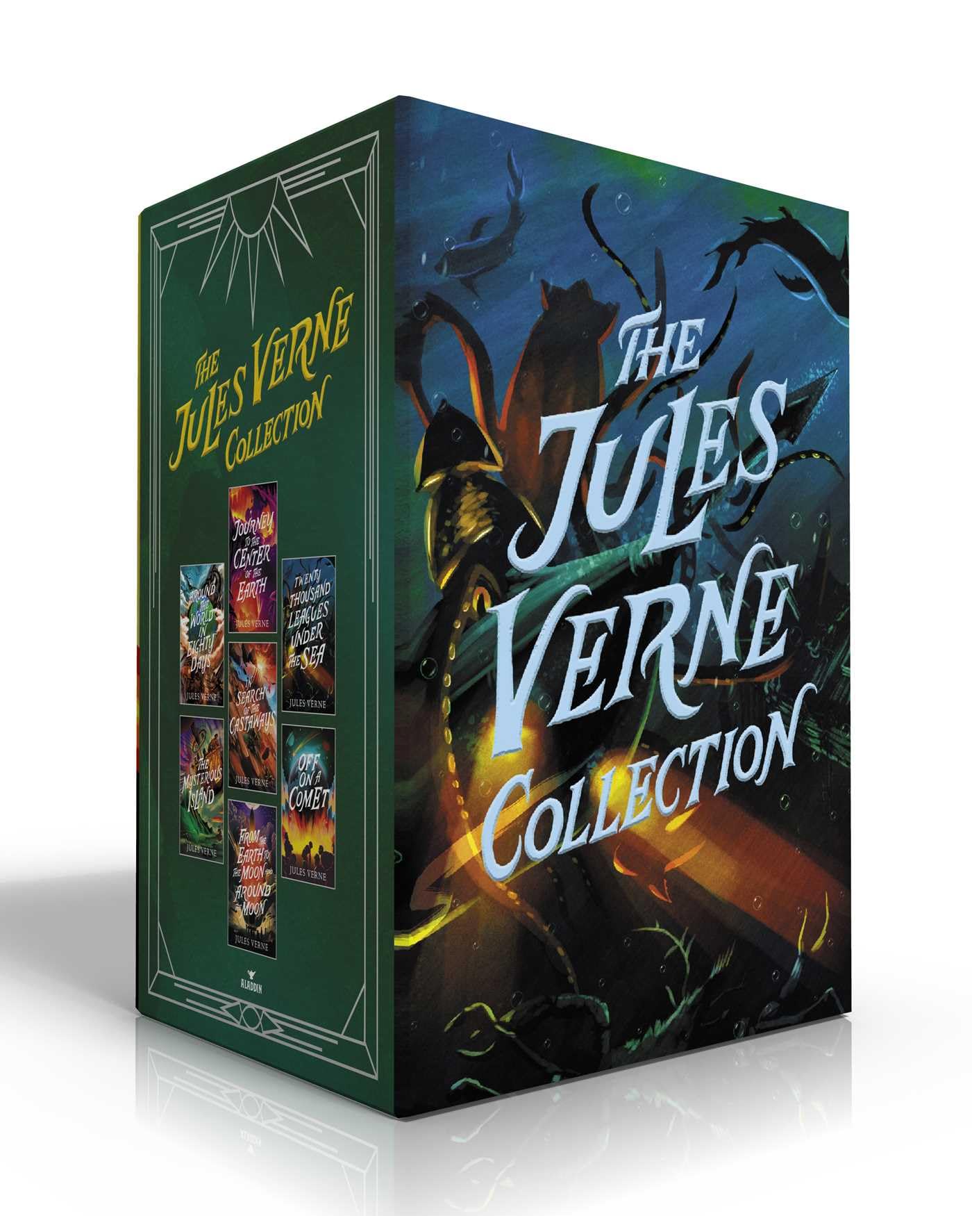 The Jules Verne Collection (Boxed Set): Journey to the Center of the Earth; Around the World in Eighty Days; In Search of the Castaways; Twenty ... the Moon and Around the Moon; Off on a Comet