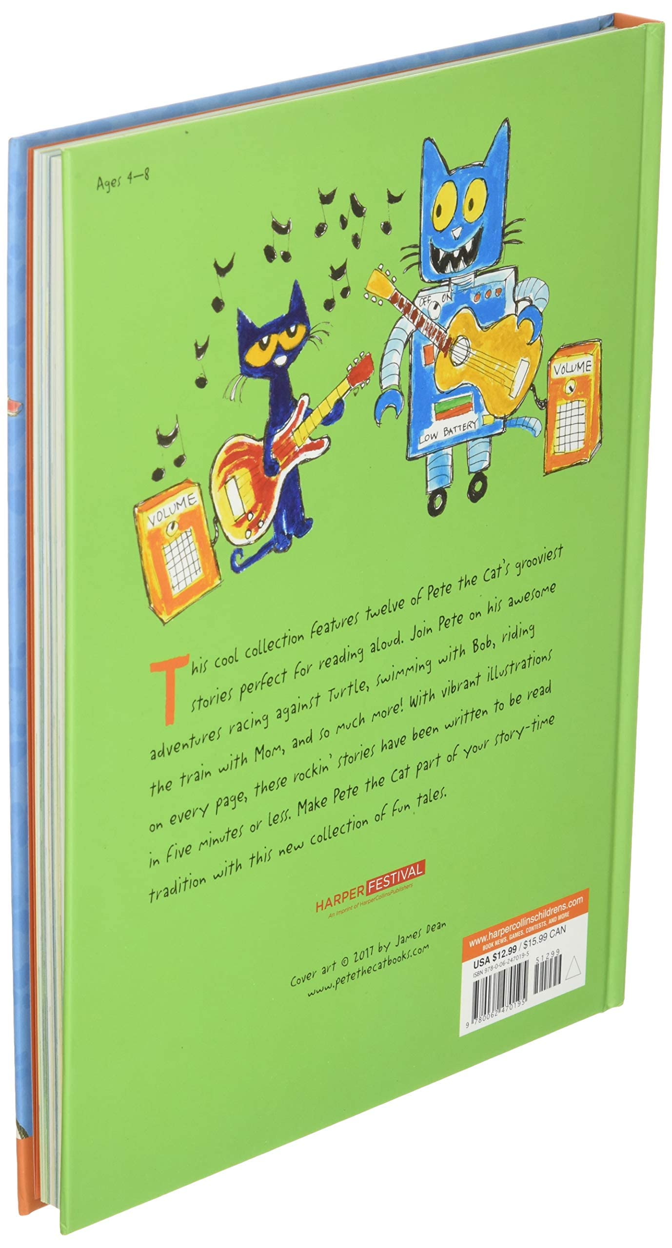 Pete the Cat: 5-Minute Pete the Cat Stories: A Groovy Collection of Quick Pete the Cat Adventures for Storytime and Read-Aloud Fun
