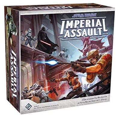 Star Wars Imperial Assault Core Set - Epic Sci-Fi Miniatures Strategy Game of Rebel Resistance vs. Imperial Forces, Ages 14+, 1-5 Players, 1-2 Hour Playtime, Made by Fantasy Flight Games