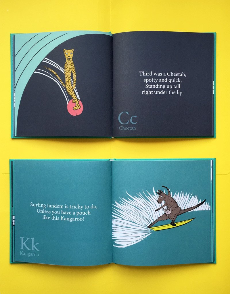 The Surfing Animals Alphabet by Jonas Claesson