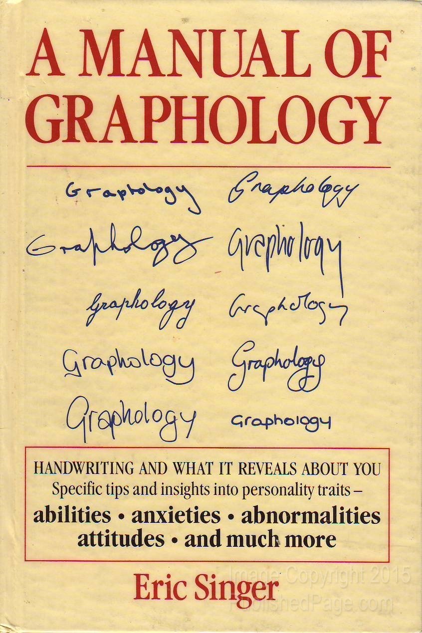Manual Of Graphology by Singer, Eric