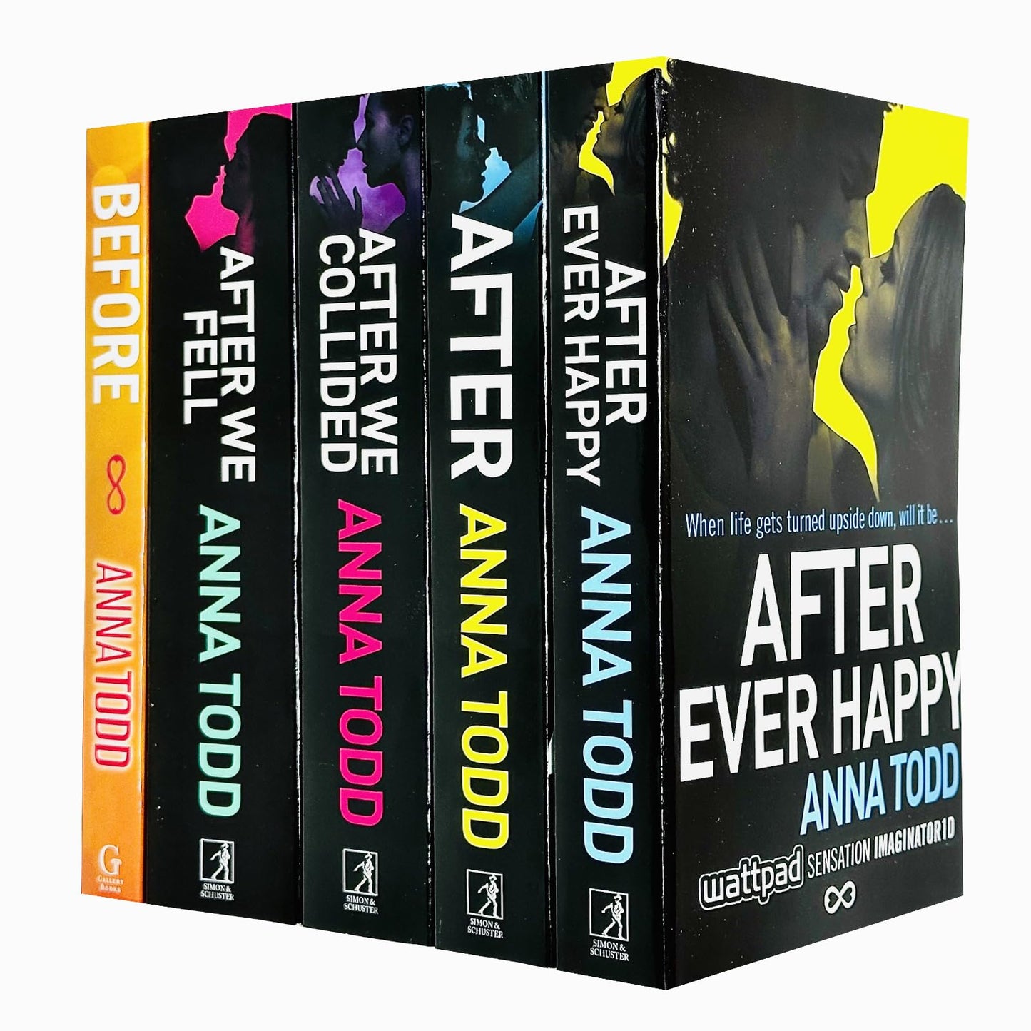 The Complete After Series Collection 5 Books Box Set by Anna Todd (After Ever Happy, After, After We Collided, After We Fell, Before)