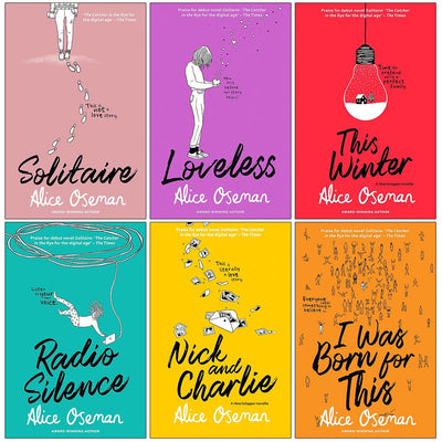 Alice Oseman Collection 6 Books Set (Solitaire, Loveless, This Winter, Radio Silence, Nick and Charlie, I Was Born for This)