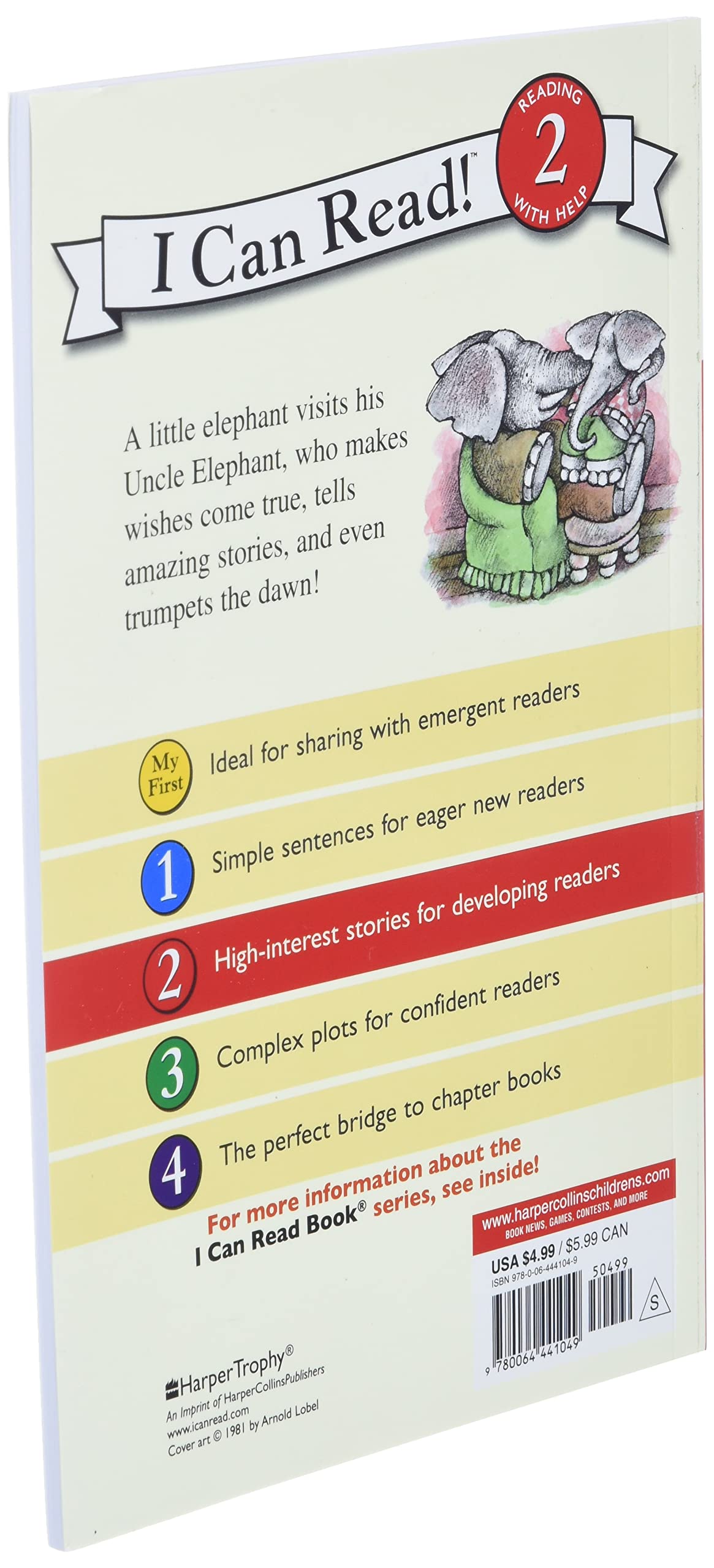 Uncle Elephant: A Classic Bedtime Story About Family and Adventure (I Can Read Level 2)
