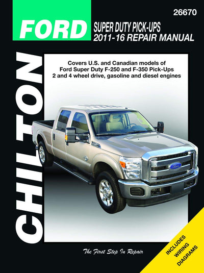 Ford Super-Duty F-250 & Super-Duty F-350 2WD & 4WD Gas & Diesel Pick-ups 2011-16