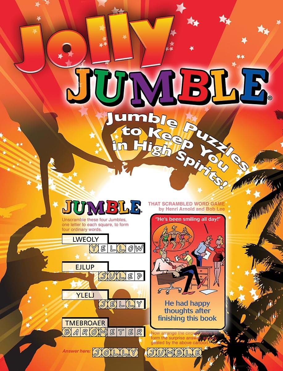 Jolly Jumble: Jumble Puzzles to Keep You in High Spirits! (Jumbles)