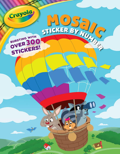 Crayola: Mosaic Sticker by Number (A Crayola Sticker Activity Book for Kids) (Crayola/BuzzPop)