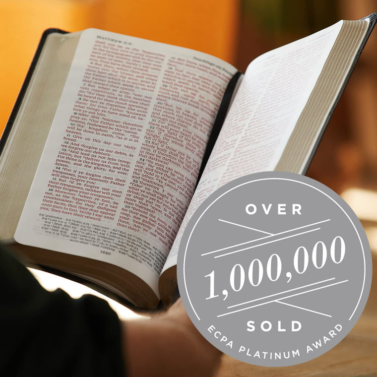 KJV Holy Bible: Personal Size Giant Print with 43,000 Cross References, Burgundy Leather-Look, Red Letter, Comfort Print: King James Version — back cover