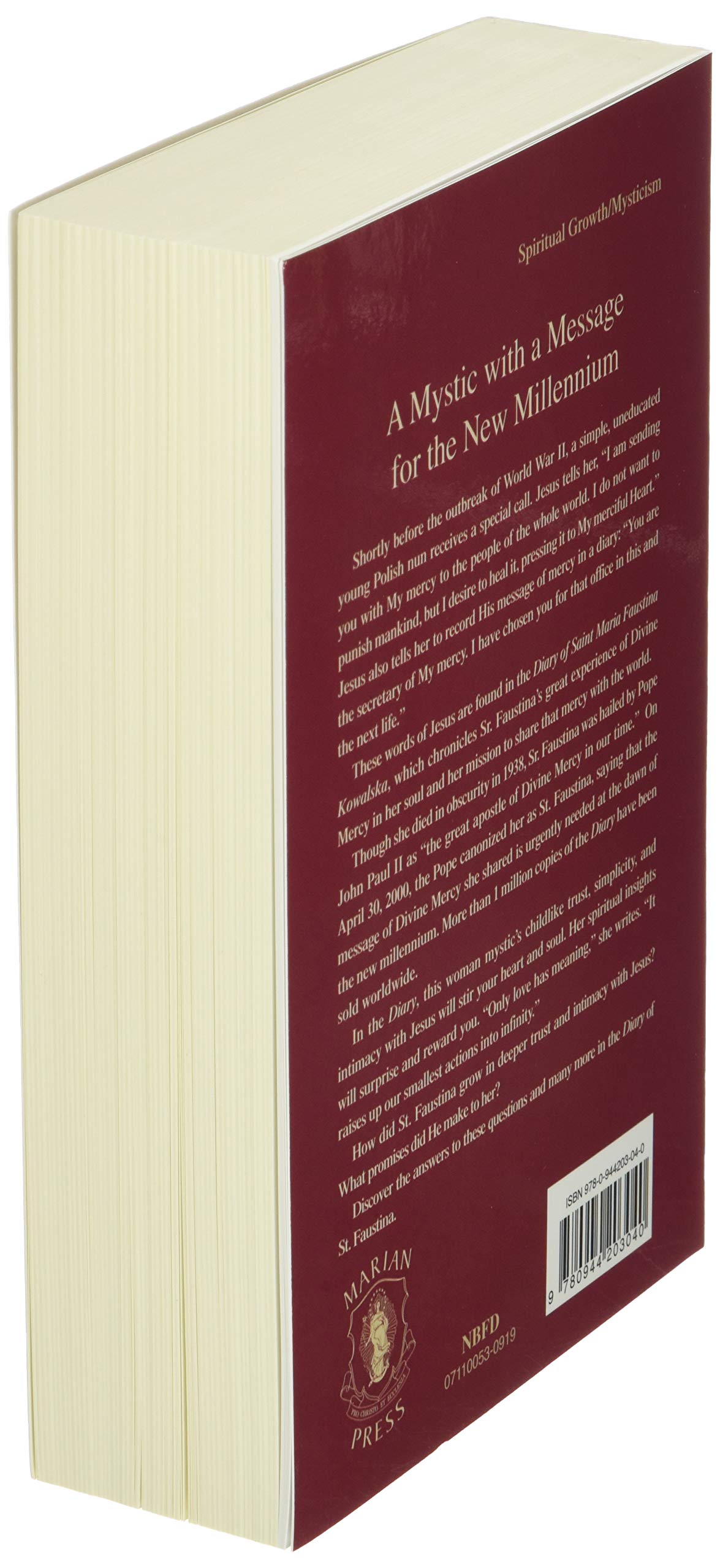 Divine Mercy In My Soul-Diary of Sister M. Faustina Kowalska