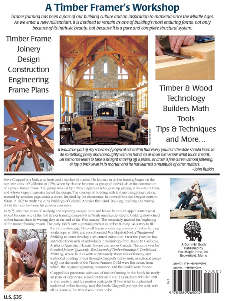 A Timber Framer's Workshop: Joinery & Design Essentials for