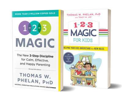 1-2-3 Magic Parenting Book Set: The Original Gentle Parenting Program Beloved by Millions of Parents (Parenting Toddlers and School Age Kids)