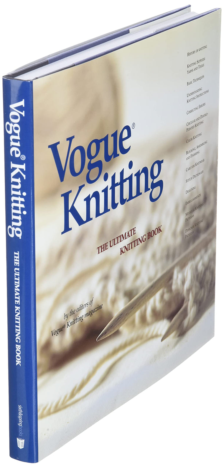 Vogue Knitting: The Ultimate Knitting Book — back cover