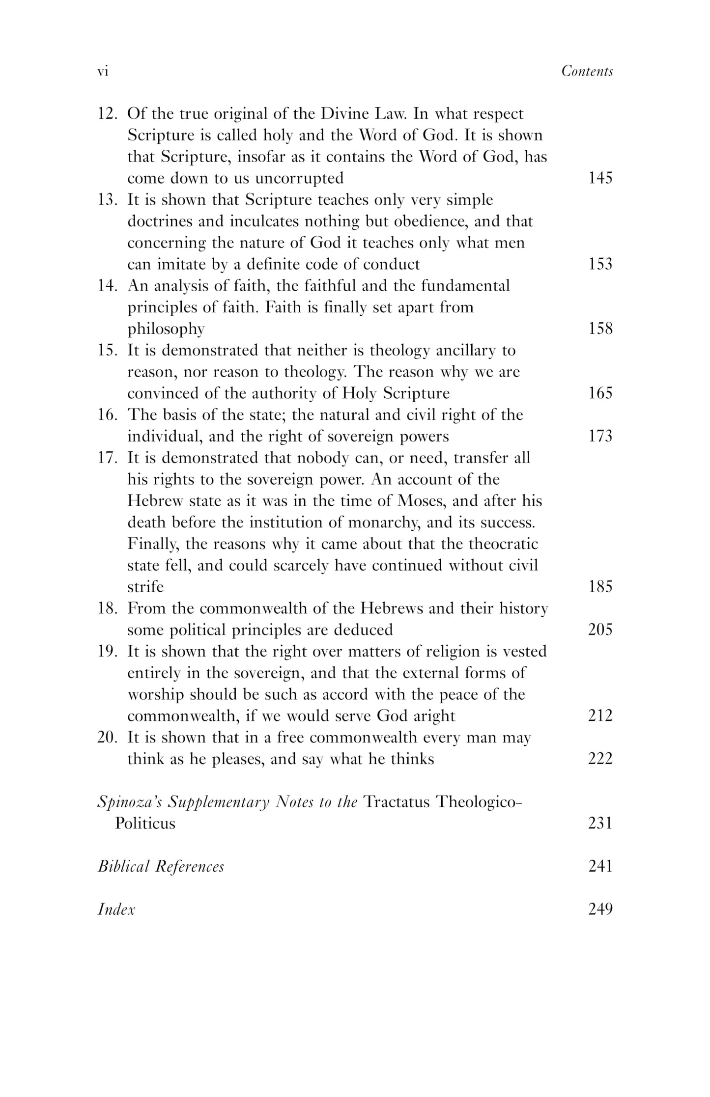 Theological-Political Treatise (Hackett Classics) by Spinoza