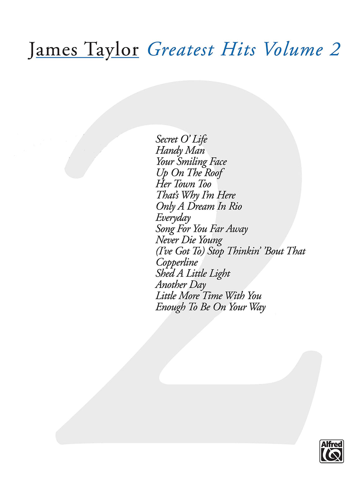 James Taylor Greatest Hits Volume 2