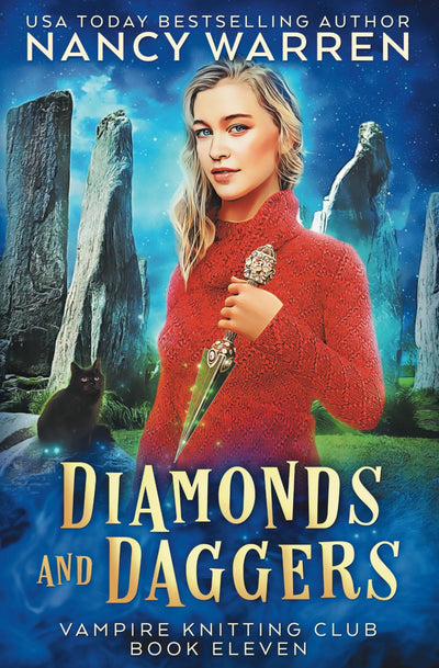 Diamonds and Daggers: A Paranormal Cozy Mystery (Vampire Knitting Club)
