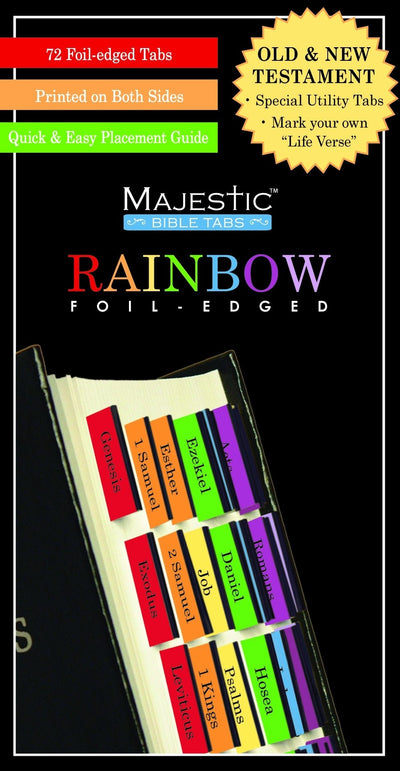 Majestic Rainbow Bible Tabs