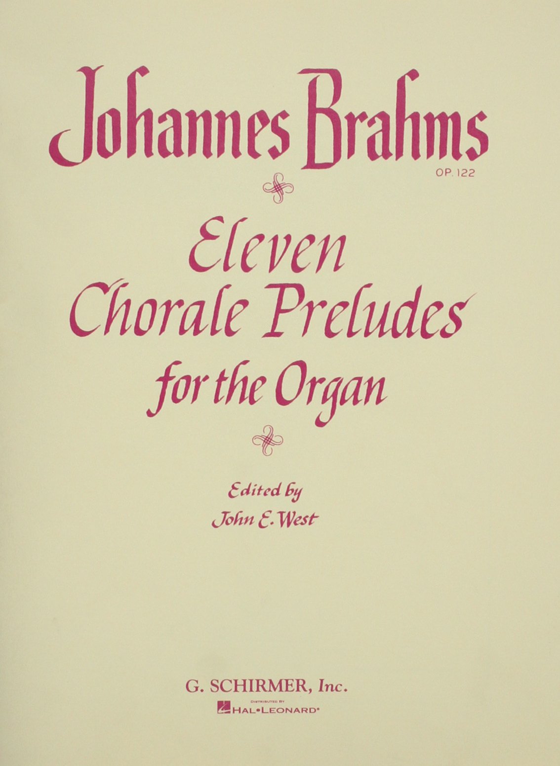 11 Chorale Preludes: Organ Solo