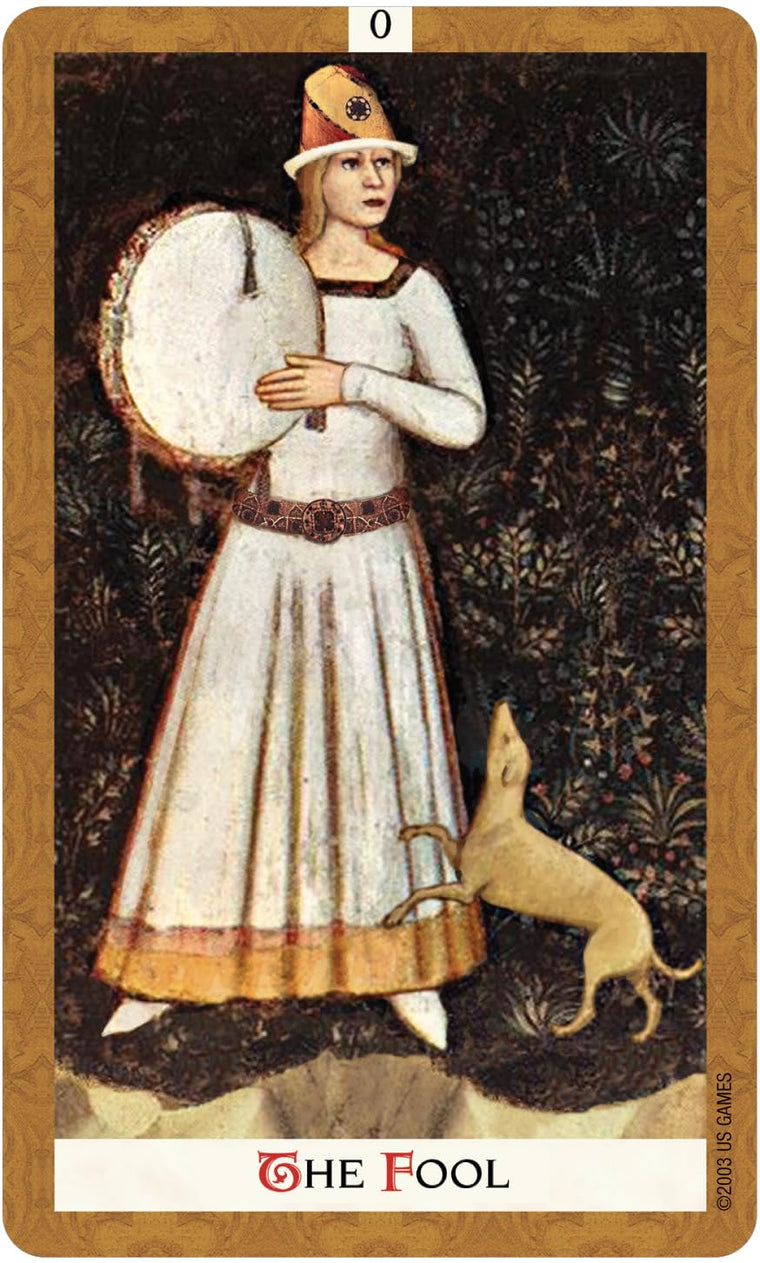 U.S. Games Systems, Inc. Golden Tarot Deck — back cover