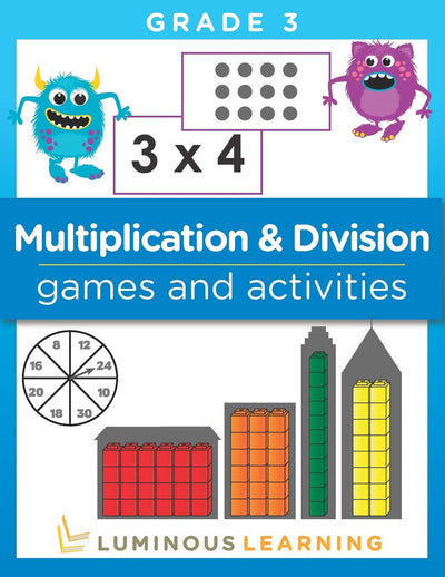 Multiplication and Division Games and Activities - Grade 3: Math Activity Book